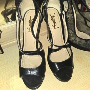 YSL Yves St. Laurent platform stilettos